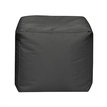 Svart fyrkantig Bean Bag Sofföverdrag
