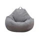 Grå Bean Bag Sofföverdrag