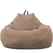 Kvadratisk Stor Bean Bag Sofföverdrag