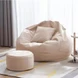 Fyrkantig soffa Bean Bag Replacement Cover