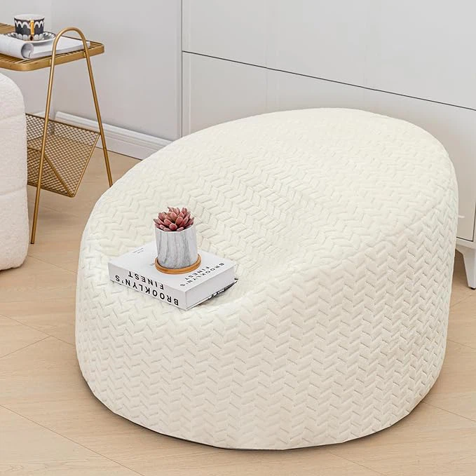 Fyrkantig fyllbar Bean Bag Stolsöverdrag